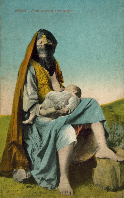Egitto, donna e bambino arabi (foto a colori) da European Photographer