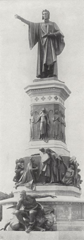 Monumento a Dante Alighieri, Trento (foto in bianco e nero) da European Photographer