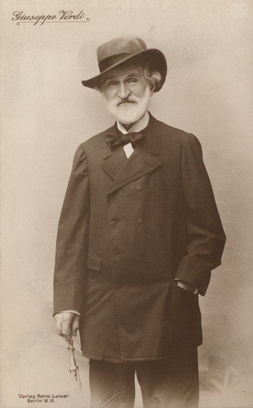 Ritratto di Giuseppe Verdi, compositore operistico da European Photographer