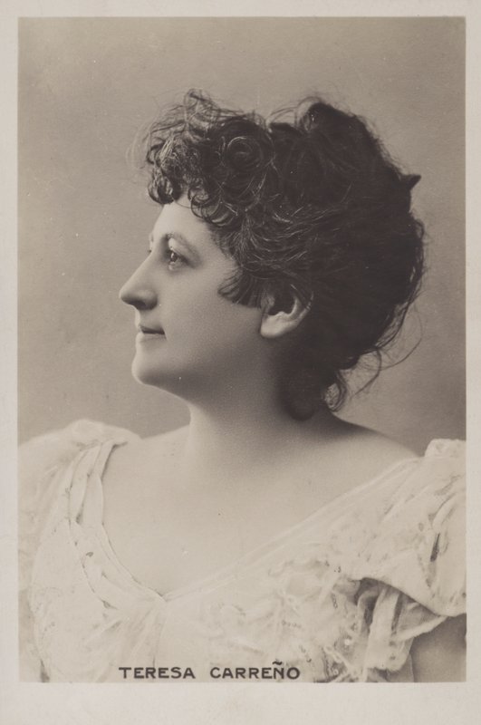 Teresa Carreno, pianista, cantante, compositrice e direttrice d