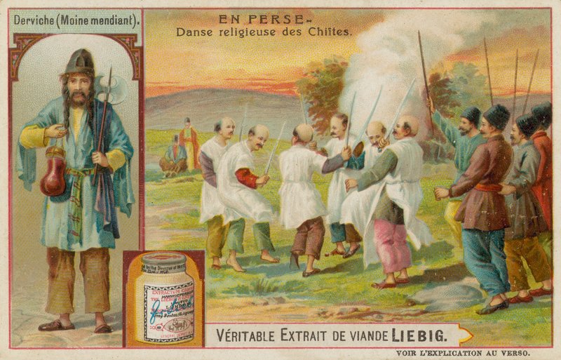 Un Derviscio e una Danza Religiosa dell