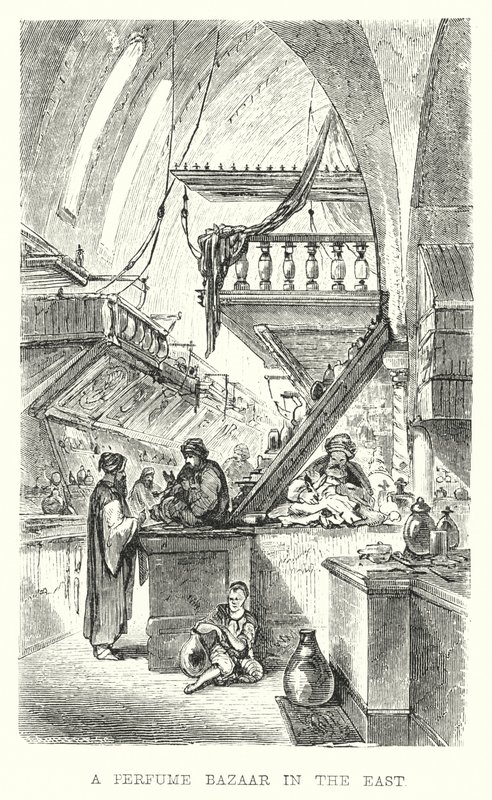 Un bazar di profumi in Oriente da European School