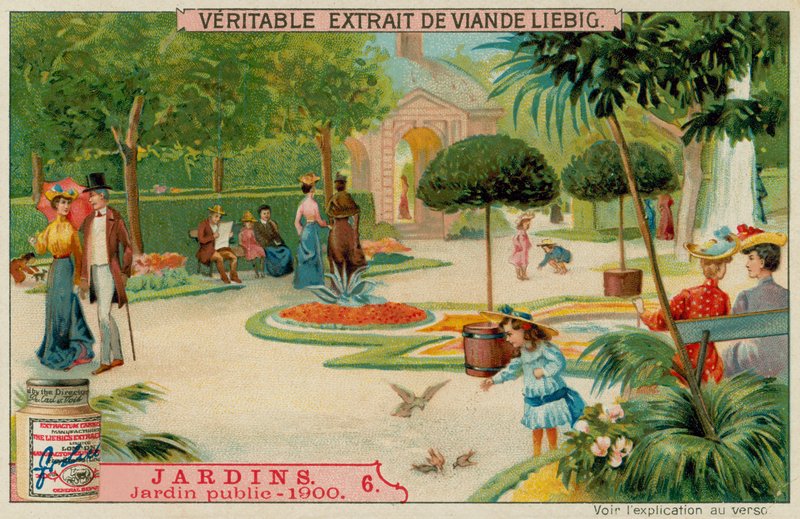 Un giardino pubblico del 1900 da European School