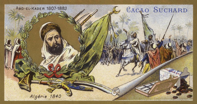Abdelkader El Djezairi, santo sufi algerino e leader militare, 1840 da European School