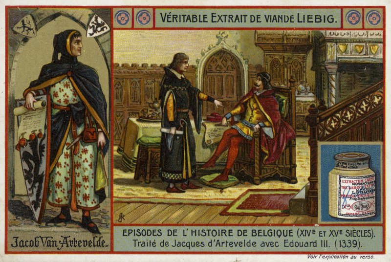 Accordo di un trattato tra Jacob van Artevelde di Gand e il re Edoardo III d
