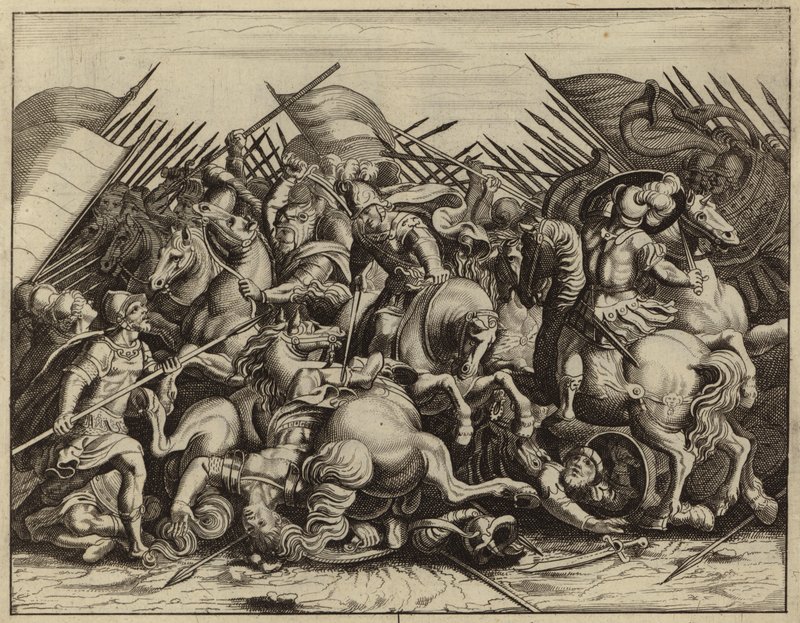 Alessandro combatte Demetrio e Gionata combatte Apollonio da European School