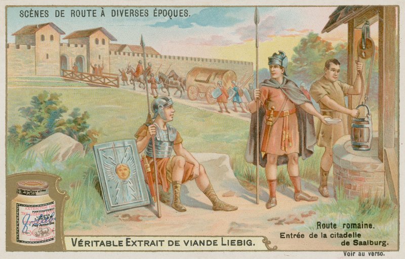 Antica Strada Romana nel Forte di Saalburg da European School