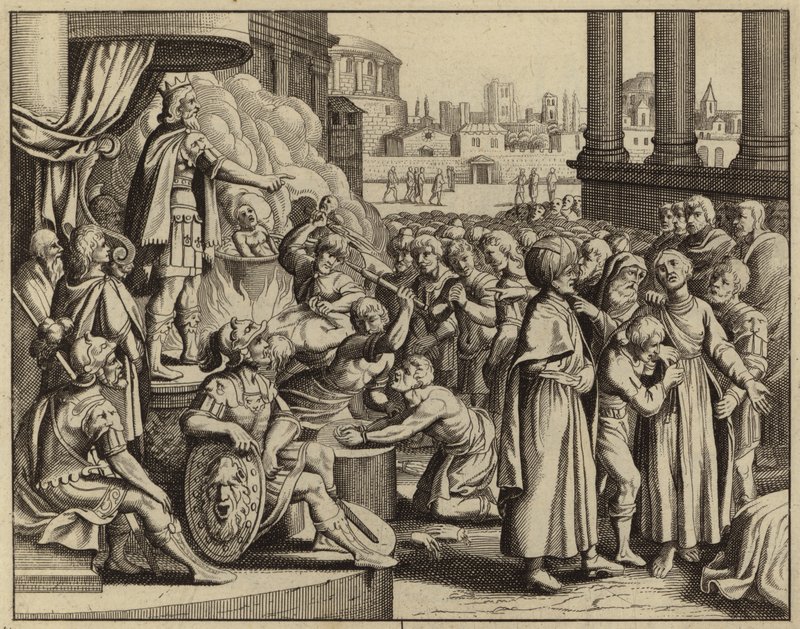 Antioco e il martirio della donna con sette figli da European School