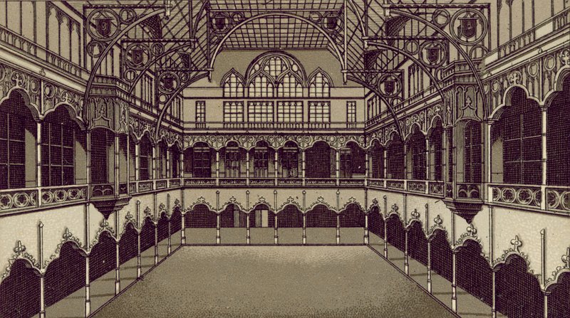Anversa: Borsa (litografia) da European School