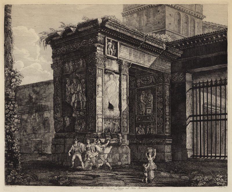 Arco di Settimio Severo e Foro Boario, Roma, Italia da European School