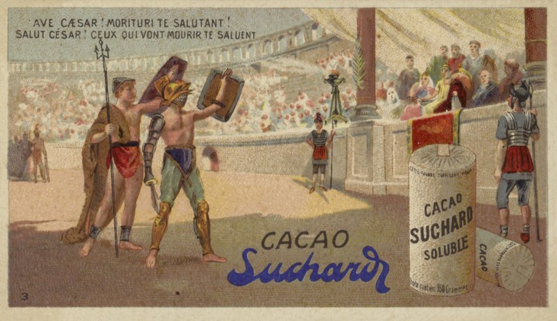 Ave, Cesare! Morituri te salutant (Salve, Cesare! Quelli che stanno per morire ti salutano) da European School