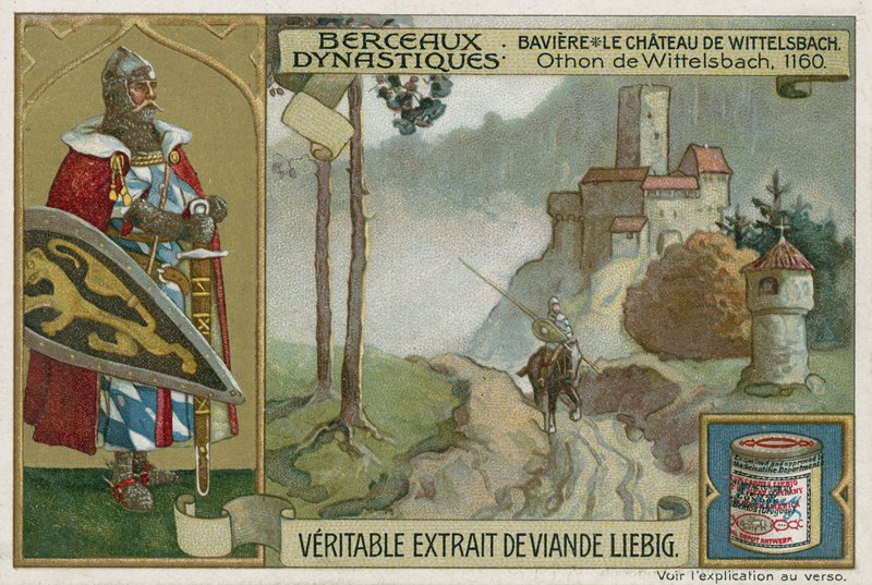 Baviera: il Castello di Wittelsbach e Ottone I di Wittelsbach, Duca di Baviera, 1160 da European School