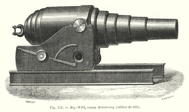 Big-Will, cannone Armstrong, calibro 600 da European School