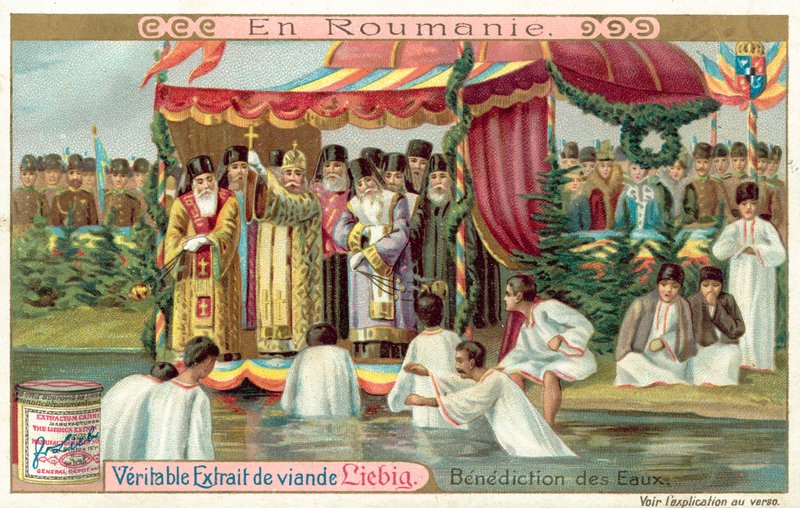 Benedizione delle acque in Romania da European School