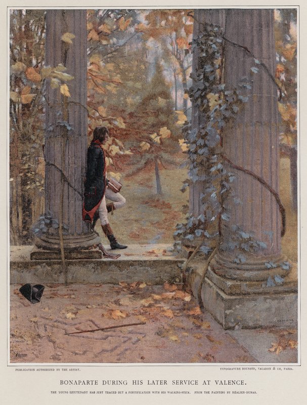 Bonaparte durante il suo ultimo servizio a Valence da European School