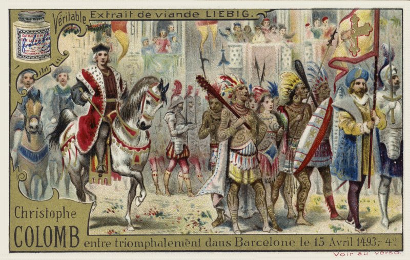 Cristoforo Colombo entra trionfante a Barcellona, 15 aprile 1493 da European School