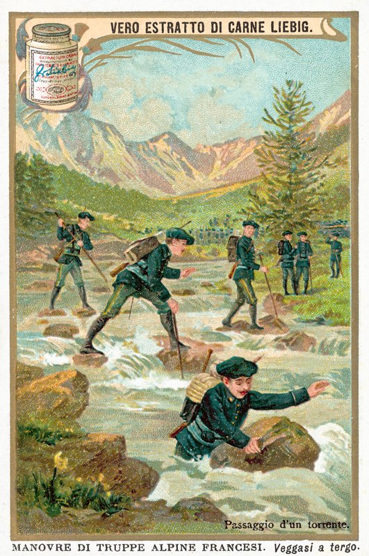 Attraversamento di un torrente di montagna da European School