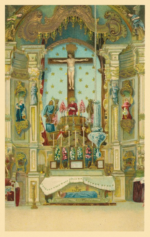 Figura del Cristo crocifisso sopra l