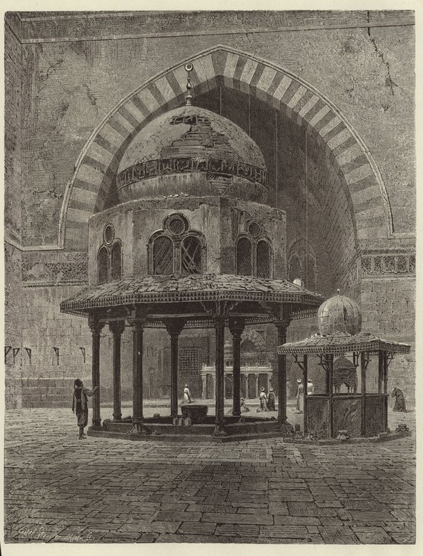 Egitto - Interno della moschea del sultano Hassan da European School