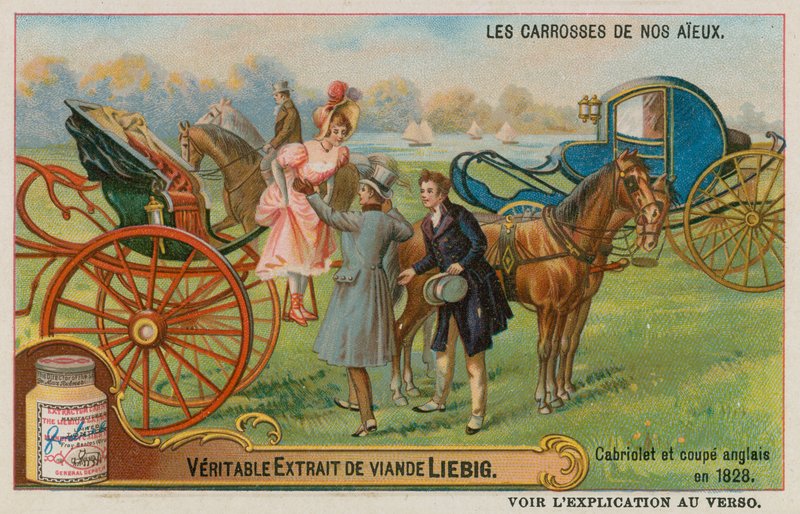 Carrozze convertibili e coupé inglesi nel 1828 da European School