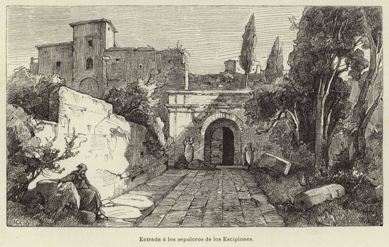 Ingresso ai sepolcri degli Scipioni da European School