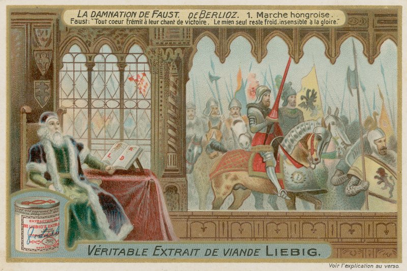 Faust osserva la Marcia Ungherese dalla sua biblioteca da European School