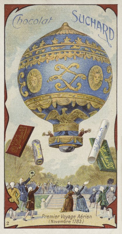 Primo volo in mongolfiera con equipaggio, novembre 1783 da European School