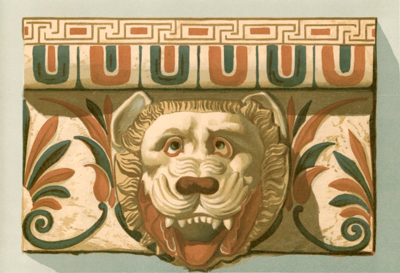 Frammenti di terracotta trovati a Metaponto nel 1828 da European School