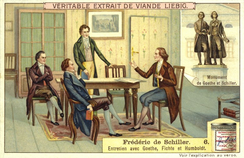Friedrich Schiller, filosofo, poeta e drammaturgo tedesco da European School