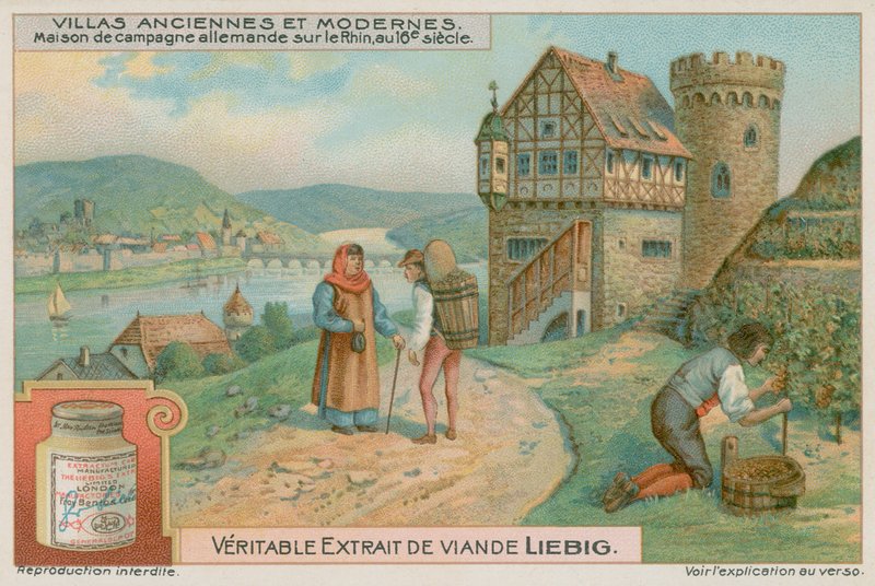 Villa tedesca sul Reno nel XVI secolo da European School