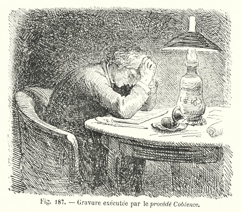 Gravure executee par le procede Coblence (incisione) da European School