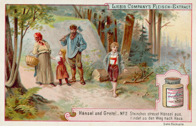 Hansel e Gretel: Hansel lascia una scia di ciottoli per trovare la strada di casa da European School