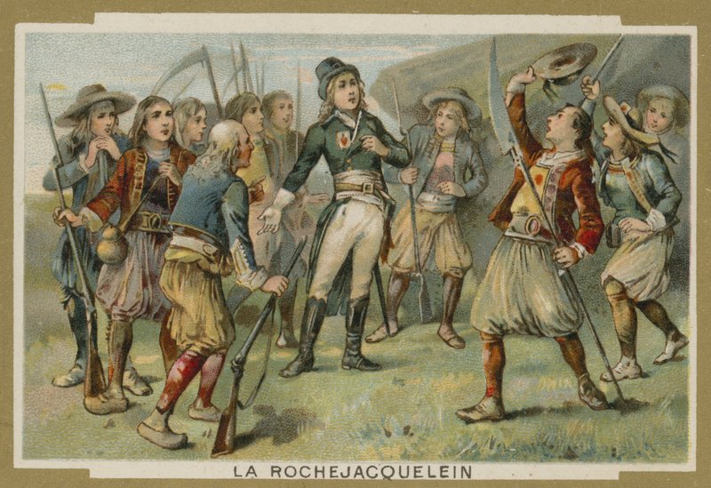 Henri de la Rochejacquelein che si rivolge ai suoi soldati, Rivolta della Vandea, Rivoluzione Francese da European School