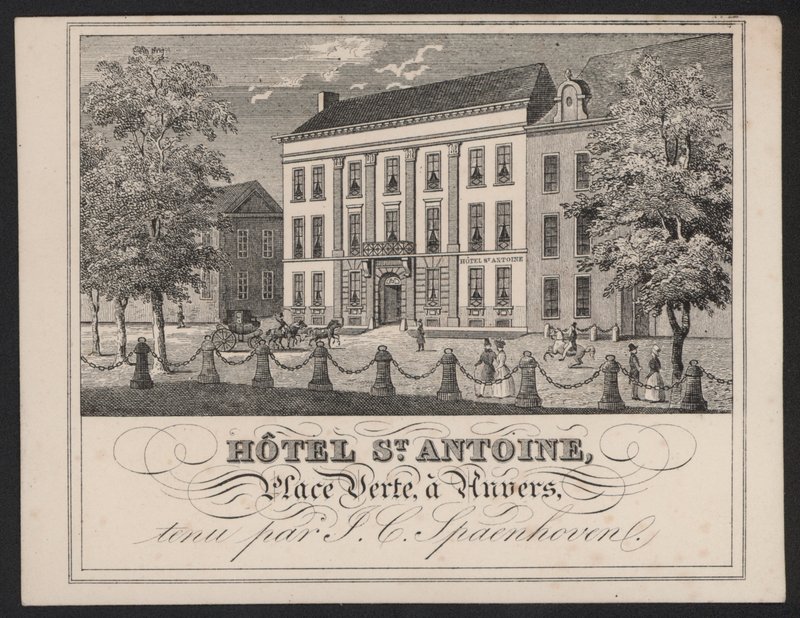 Hotel St Antoine, Anversa, J C Spaenhoven da European School
