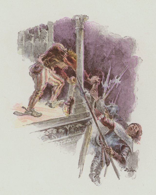 Illustrazione per Notre-Dame De Paris di Victor Hugo da European School