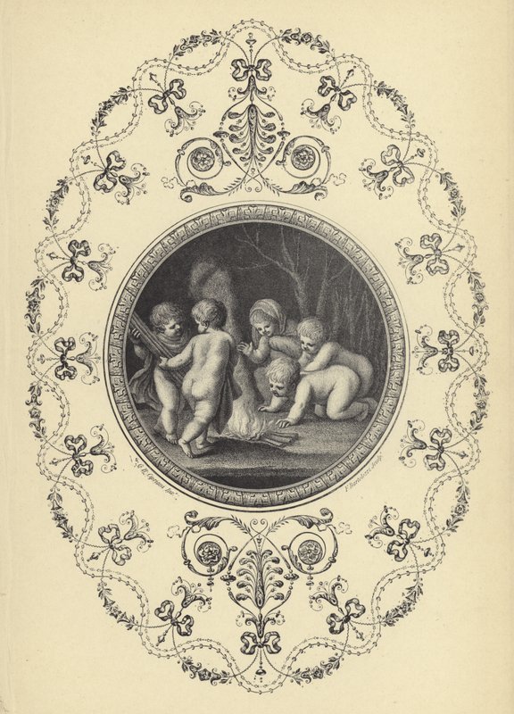 Illustrazione dal Libro degli Ornamenti di Michael Angelo Pergolesi (incisione) da European School