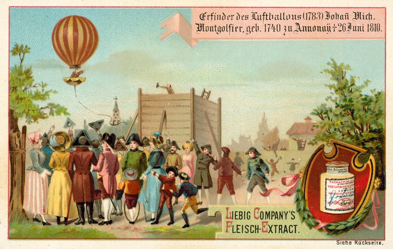Invenzione della mongolfiera dai Fratelli Montgolfier, Francia da European School