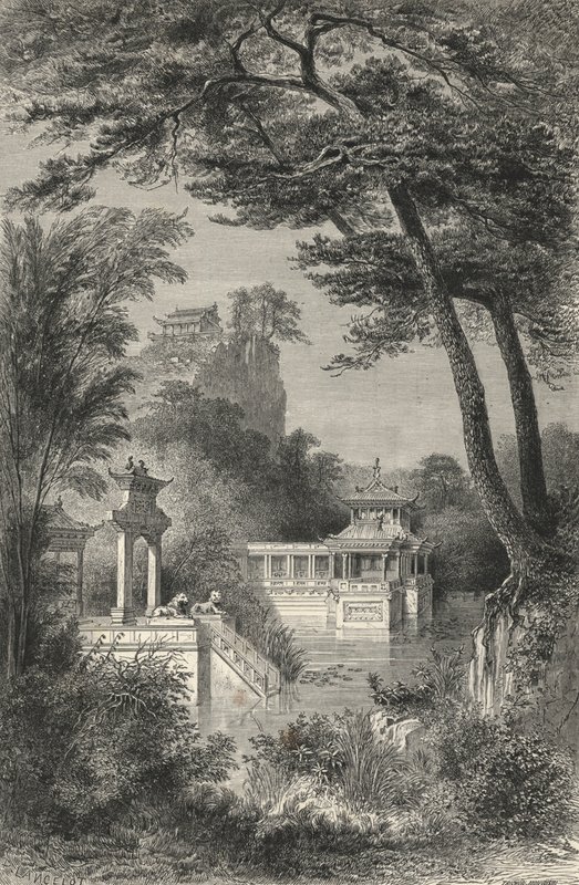 Giardino cinese moderno da European School