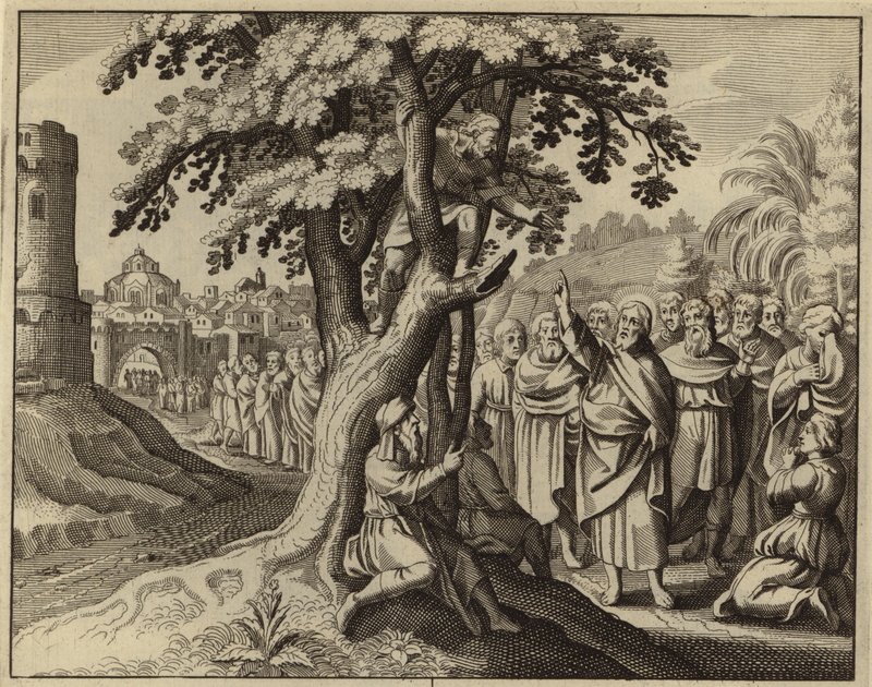 Gesù Cristo e Zaccheo il pubblicano da European School
