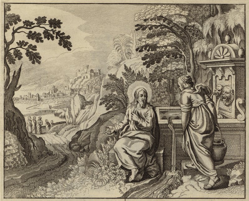 Gesù Cristo e la donna di Samaria da European School