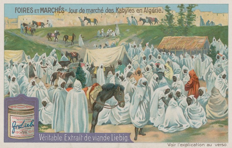 Giorno di Mercato Kabyle in Algeria da European School