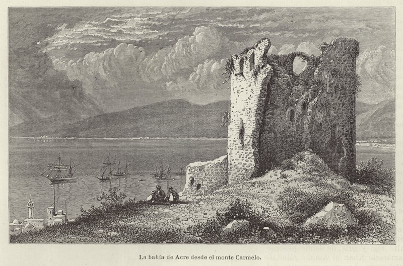 La baia di Acri dal monte Carmelo da European School