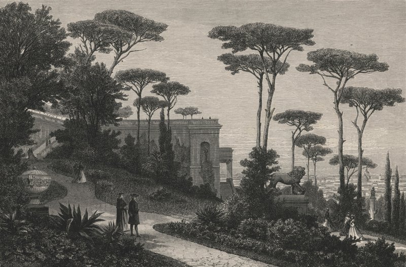 Il Monte Pincio a Roma da European School