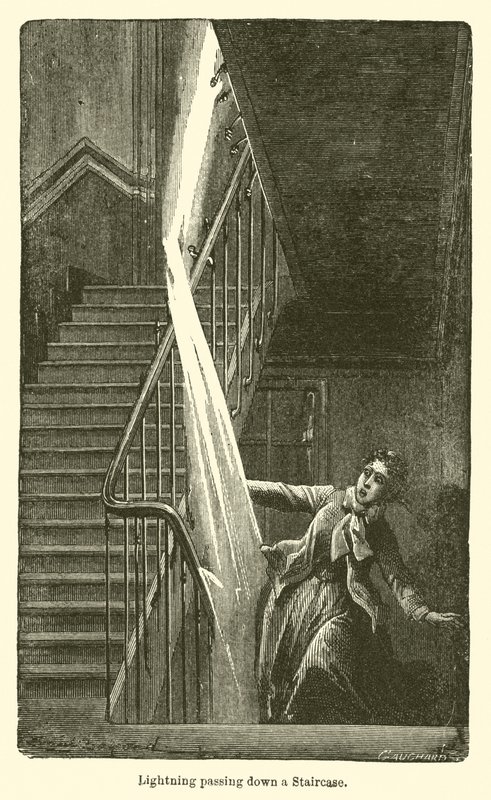 Fulmine che Scende una Scala da European School