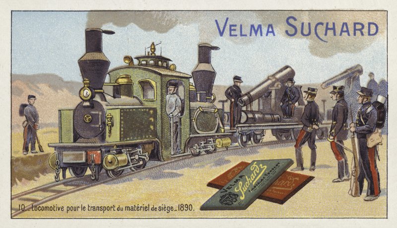 Locomotiva per il trasporto di armi d