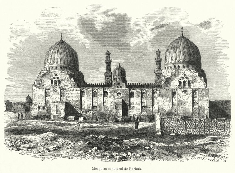 Moschea e Mausoleo del Sultano Barquq, Il Cairo, Egitto da European School