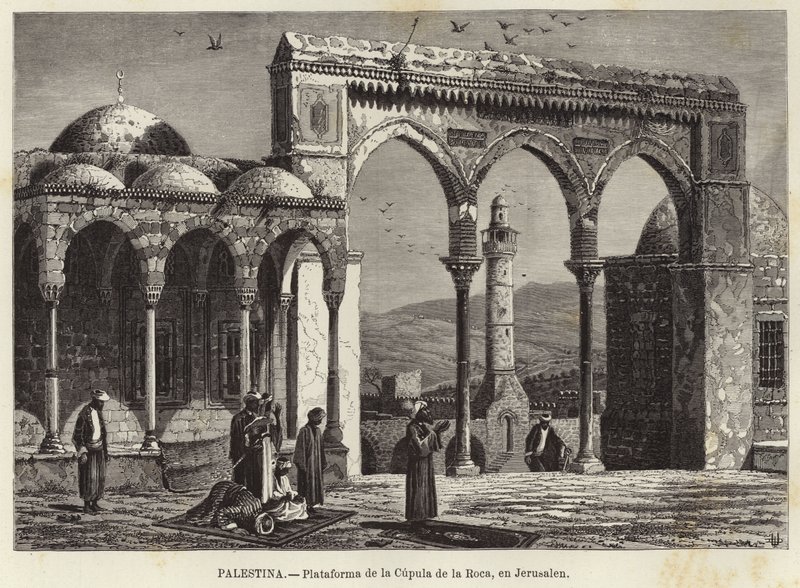 Palestina, Piattaforma della Cupola della Roccia, a Gerusalemme da European School