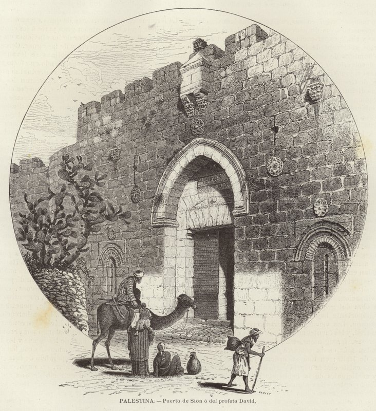 Palestina, Porta di Sion o del profeta Davide da European School