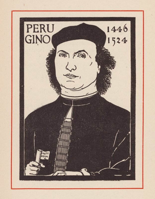 Pietro Perugino, Italian Renaissance artist (litho) da European School