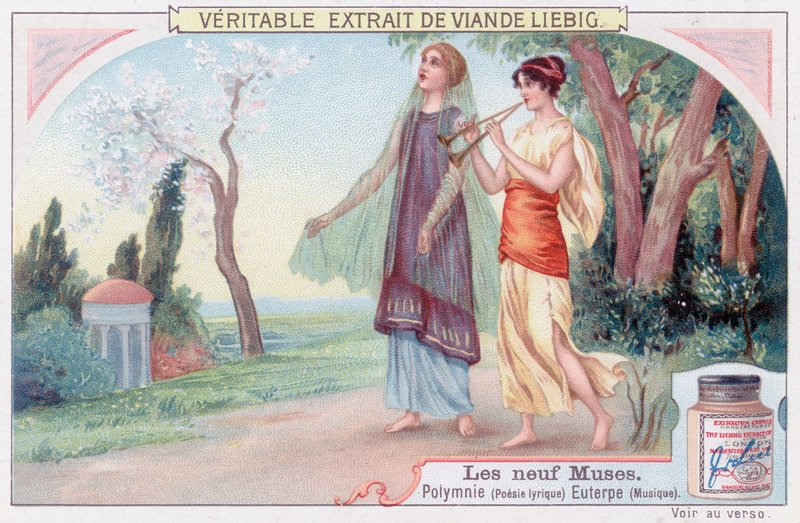 Polimnia (poesia lirica) e Euterpe (musica) da European School